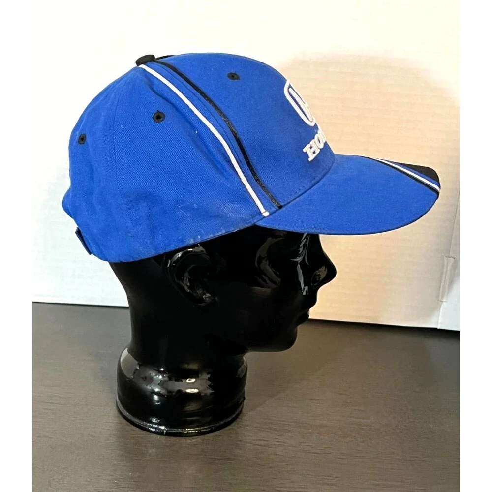 Honda SpeedGear Racing Hat Cap Blue Black Embroidered One Size Strapback Cotton